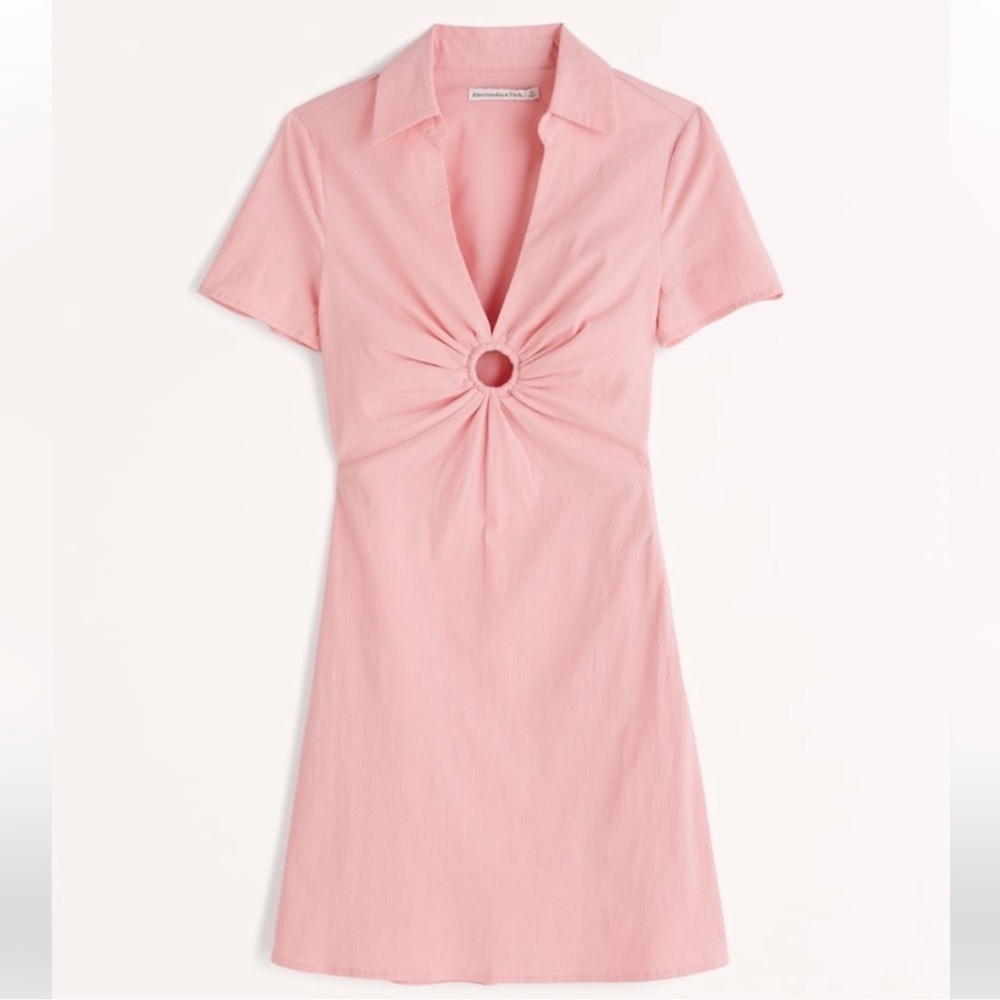 *NWT* Abercrombie & Fitch O-Ring Shirt Dress